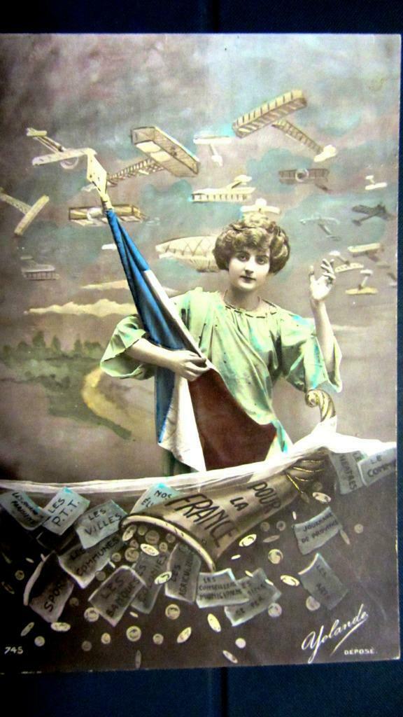 FANTASIEKAARTEN-NIEUWJAAR-ALLERLEI- MILITAIRE LUCHTVAART, Verzamelen, Ophalen of Verzenden, 1920 tot 1940, Ongelopen, Kinderen