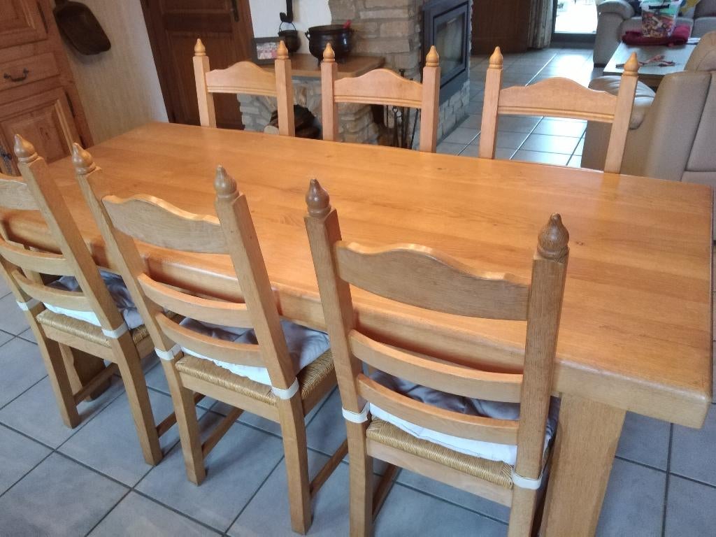 Table à manger, Enlèvement, Utilisé, Chêne