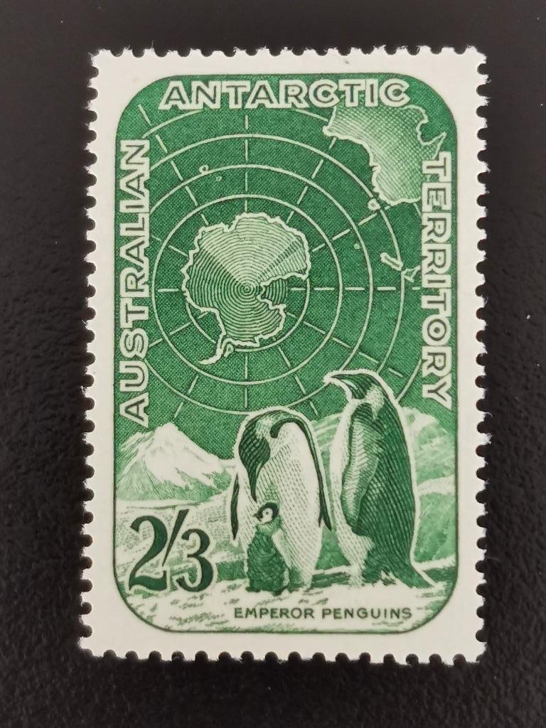 Antarctique australien 1959 - manchots empereurs, oiseaux **, Enlèvement ou Envoi, Non oblitéré