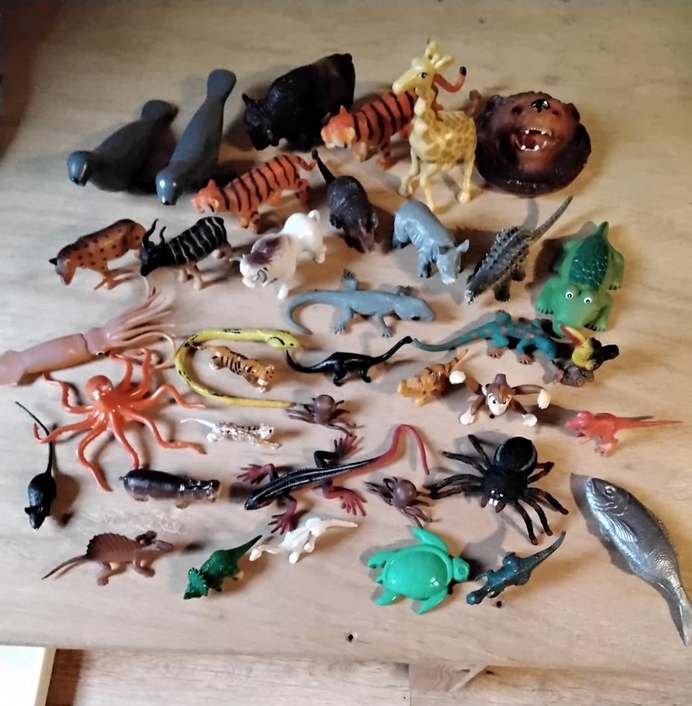 Zak met dieren, Kinderen en Baby's, Speelgoed | Actiefiguren, Ophalen, Gebruikt