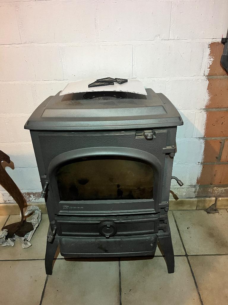 Dovre 450 houtkachel, Enlèvement, Utilisé, Bois, Autoportant
