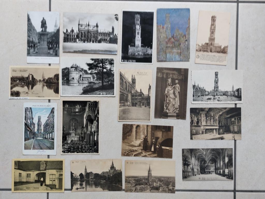 lot oude postkaarten van Brugge, Verzamelen, Postkaarten | België, Verzenden