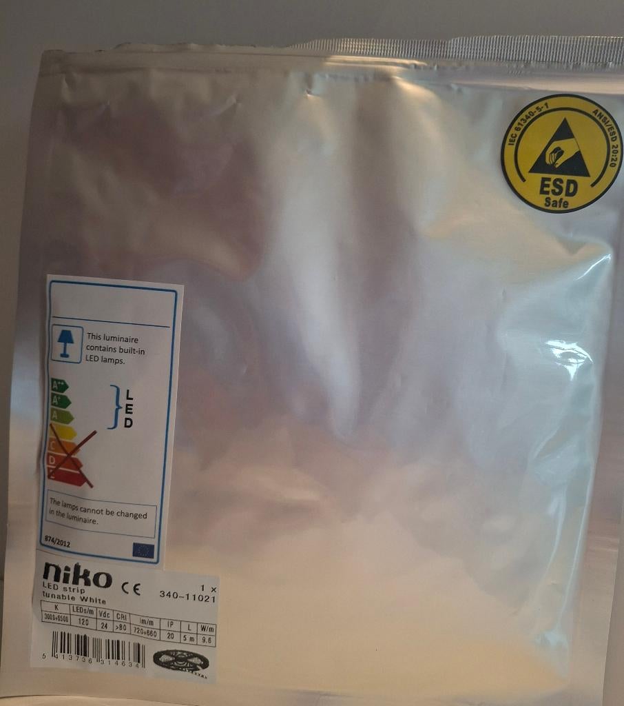 NIKO - ledstrip tunable white - nieuw, Enlèvement, Neuf