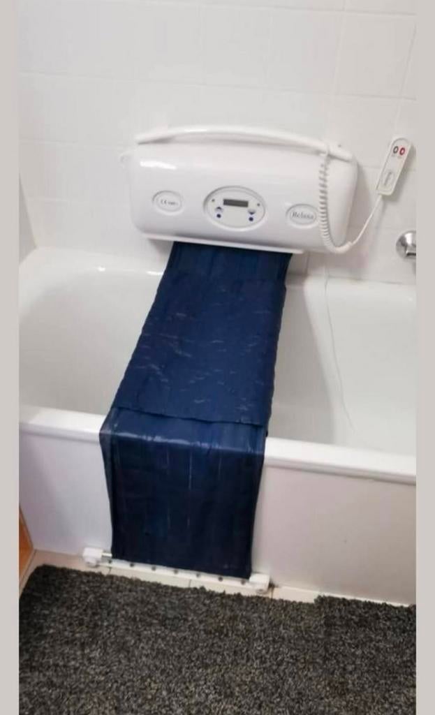 Relaxa badlift, Ophalen