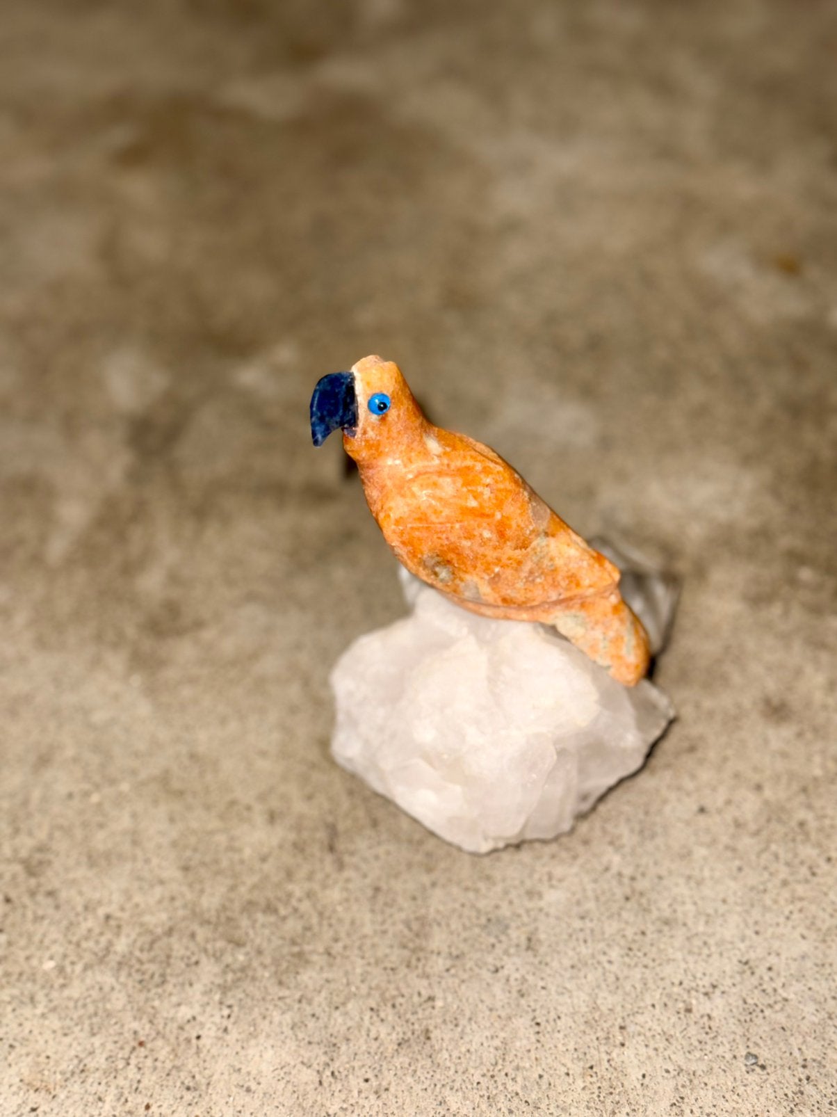 Handgemaakte papegaaiensculptuur, Ophalen, Zo goed als nieuw