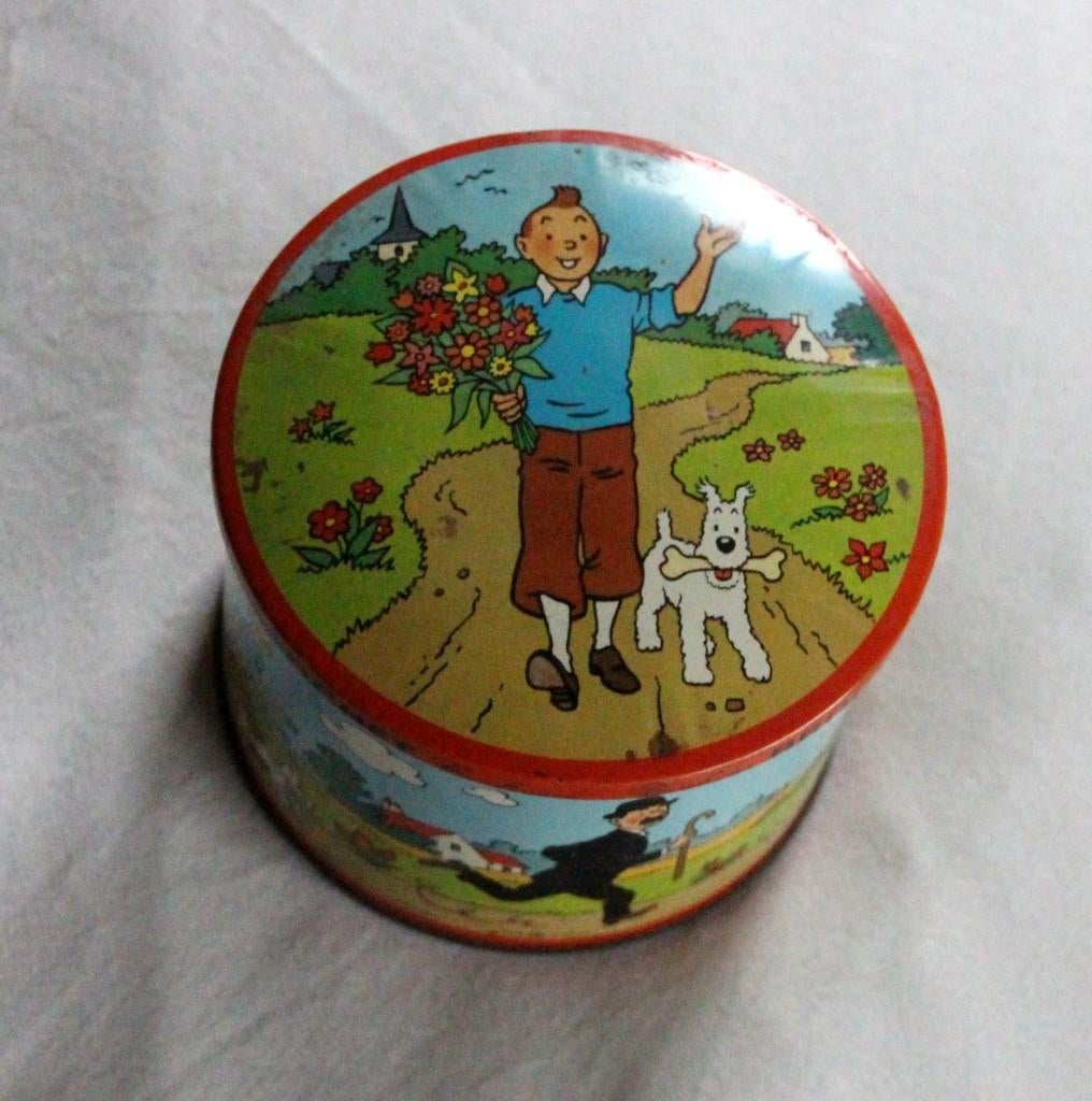Boite à bonbons Brochet Tintin et Milou Hergé Kuifje Bobbie, Envoi, Tintin, Utilisé