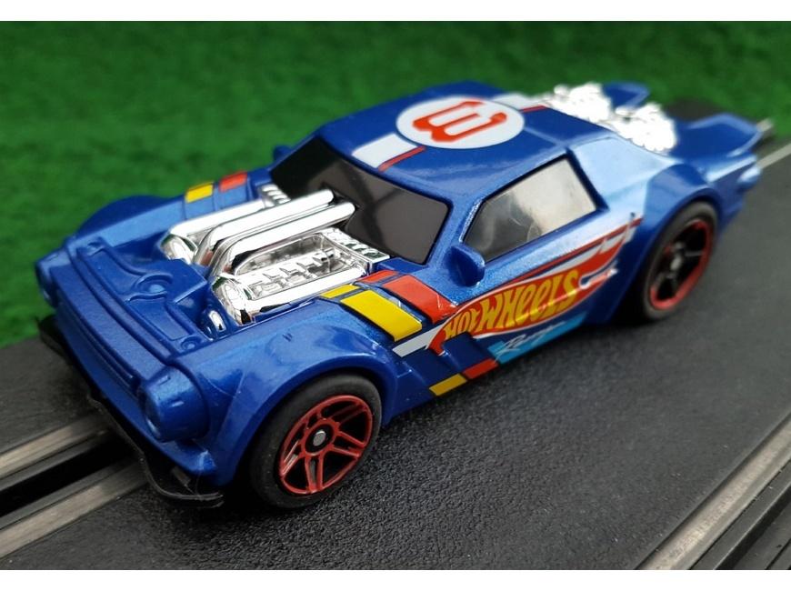 Carrera Go: Hot Wheels - Hot Wheels - Night Shifter blauw, Kinderen en Baby's, Speelgoed | Racebanen, Gebruikt, Racebaan, Elektrisch