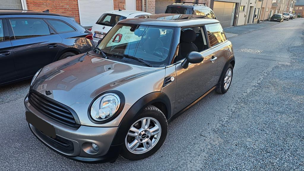 Mini Cooper 1.6L Benzin/106.000Km/Bj 2013/Euro6/Pano/Airco, Argent ou Gris, Achat, Euro 6, Entreprise