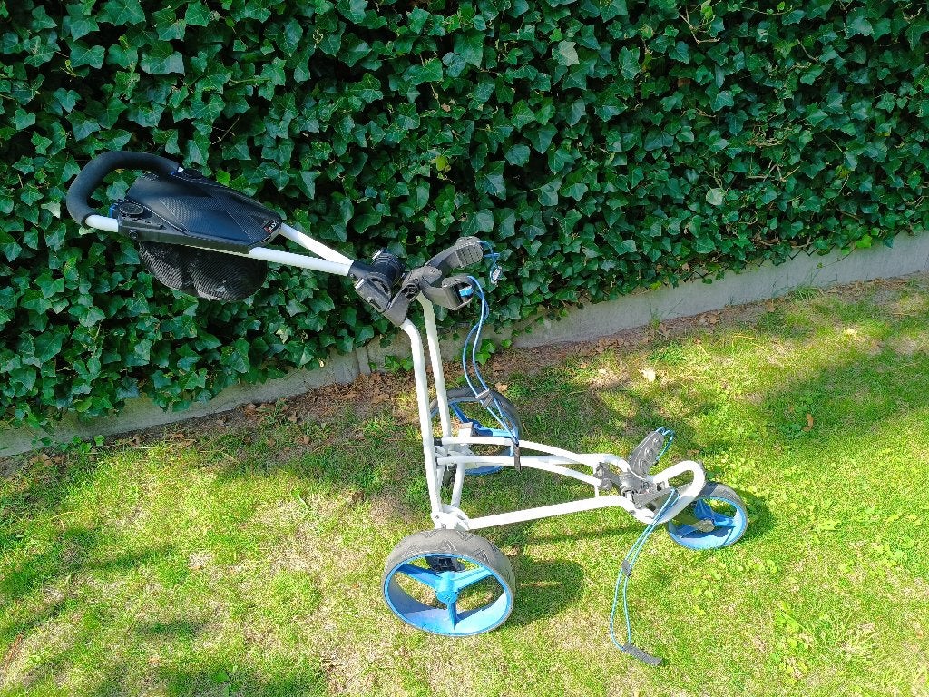 Big max autofold trolley prima staat, Ophalen, Gebruikt, Golfkar