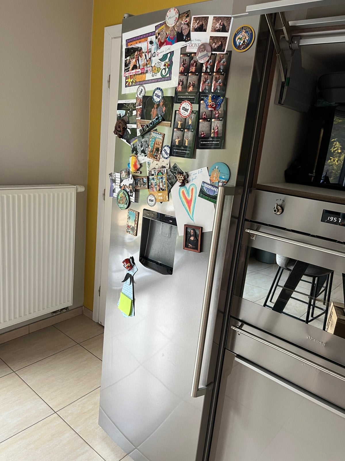 Grand frigo Siemens avec distributeur d’eau fraiche, 160 cm ou plus, Enlèvement, 200 litres ou plus, Sans bac à congélation