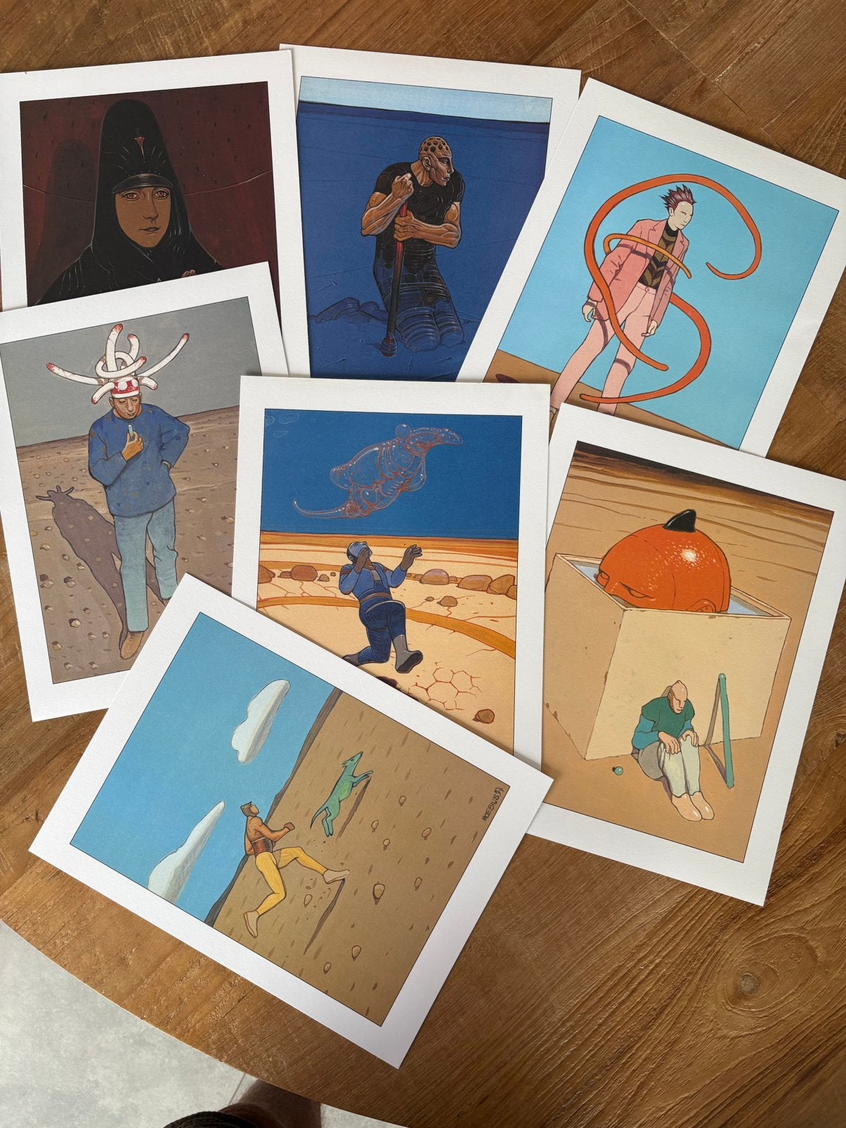 Sérigraphie de  Moebius lot de 7 pièces, Livres, Enlèvement ou Envoi