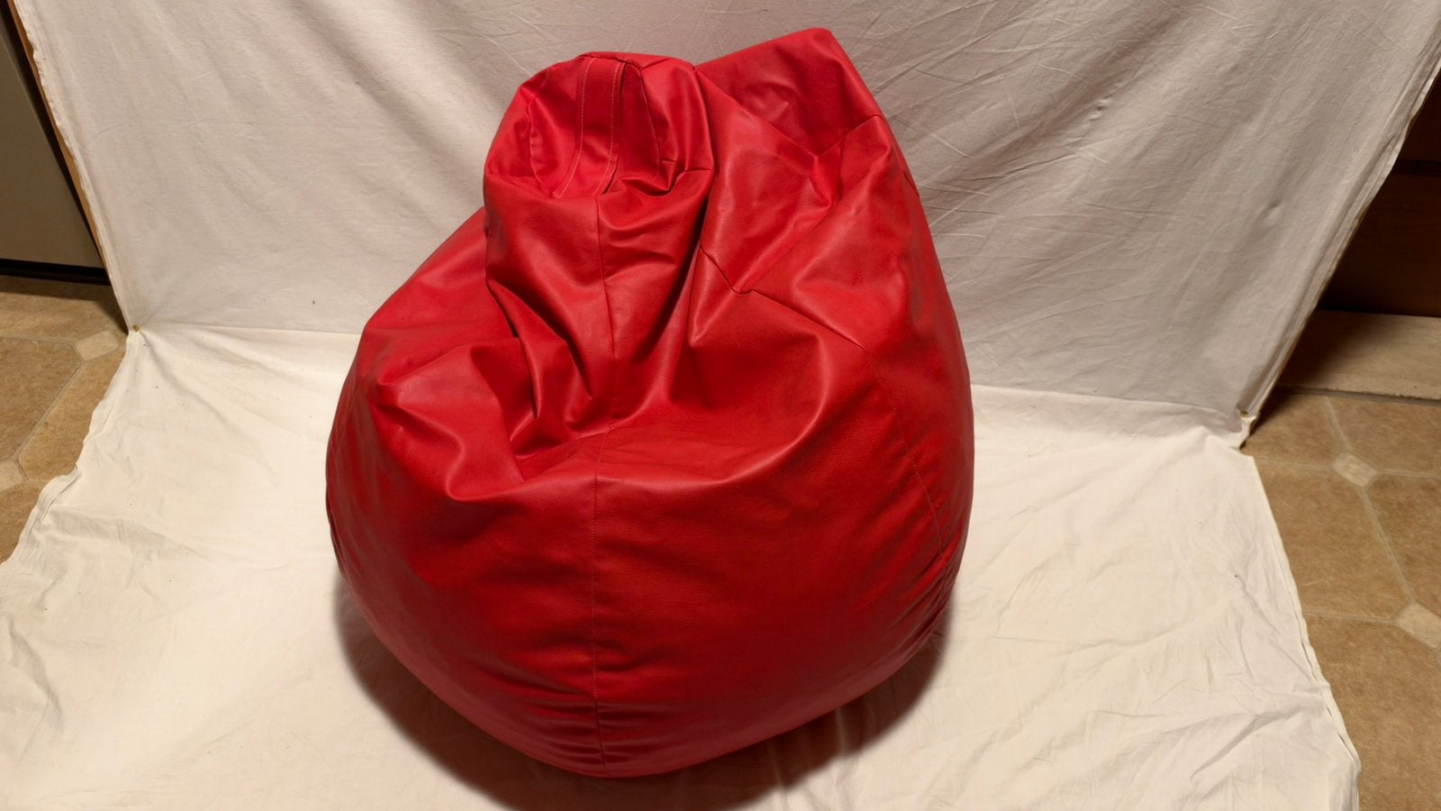 Zitzak - Kleur: Rood!, Huis en Inrichting, Ophalen of Verzenden, Zo goed als nieuw, Rood, Zitzak