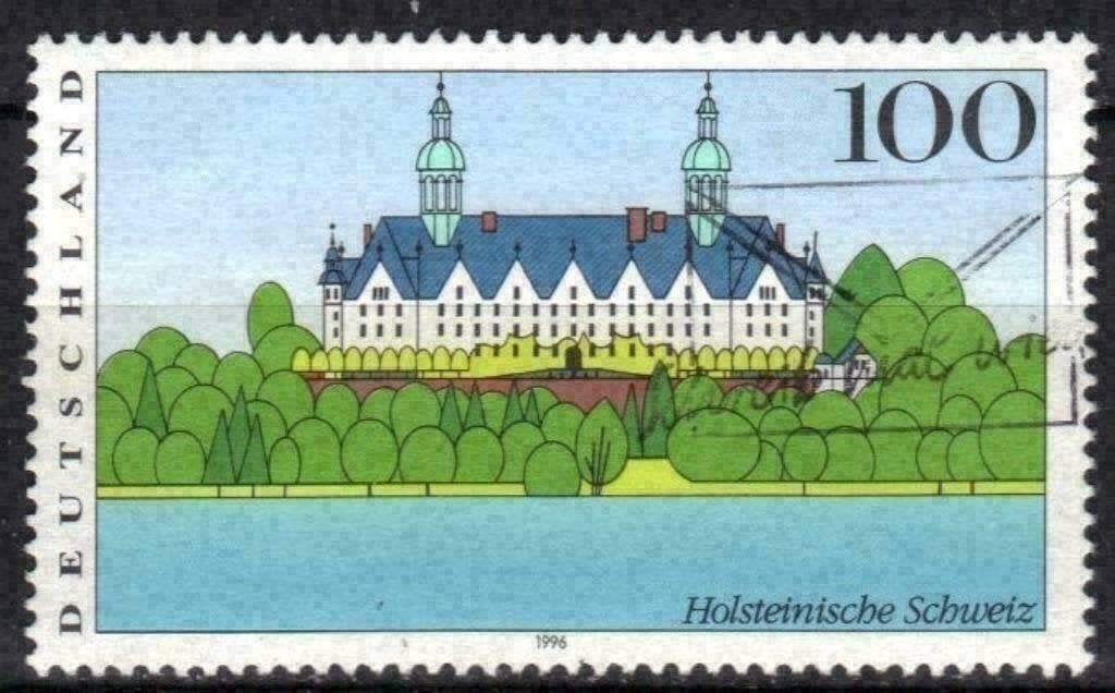 Allemagne 1996 - Yvert 1682 - Château de Plon (ST), Envoi, Affranchi