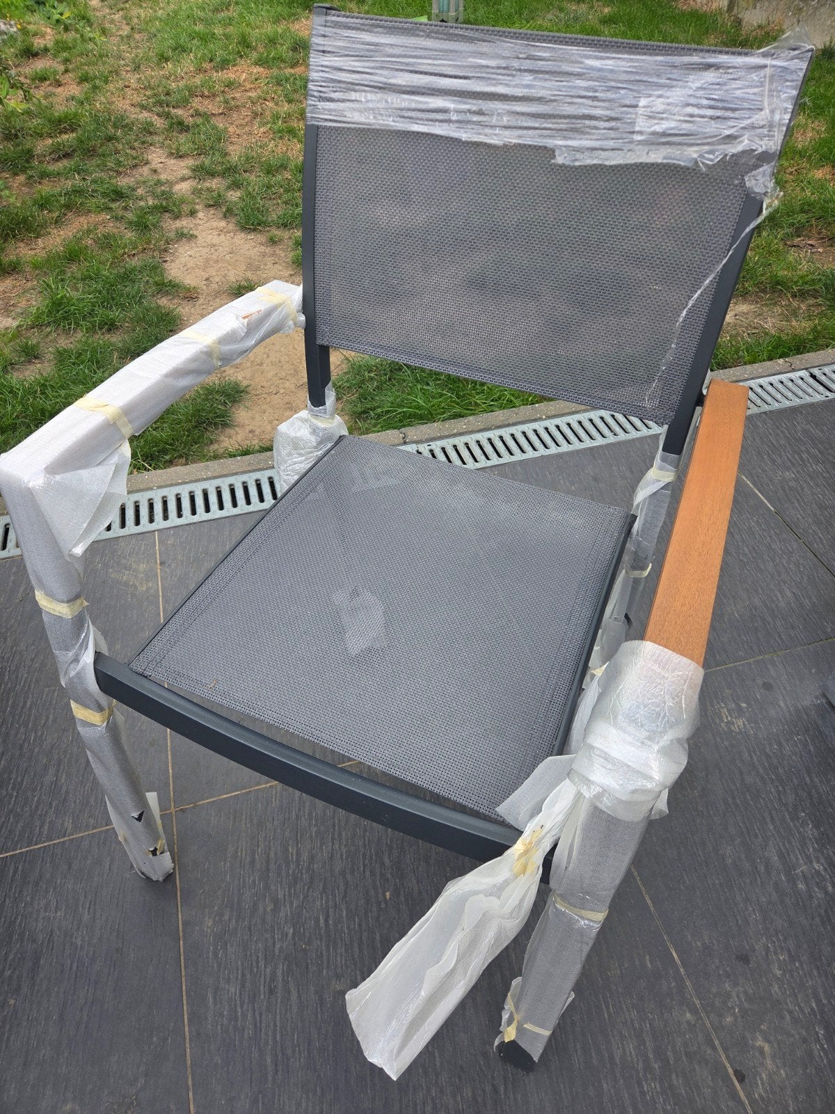 tuinstoelen, Ophalen