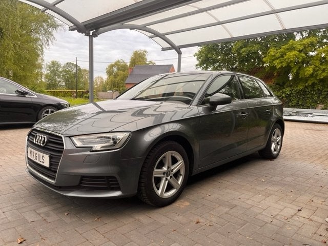 Audi A3 30 TDI Sportback 115 PK,123000 km,Led lichten, Autos, Argent ou Gris, Euro 6, Entreprise, Boîte manuelle