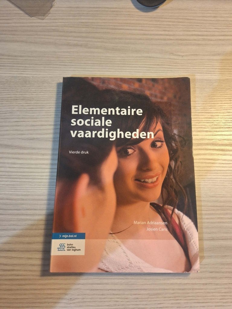 Studieboeken Sociaal werk: Elementaire sociale vaardigheden, Boeken, Ophalen of Verzenden, Nieuw, Hoger Onderwijs, Marian Adriaansen; Josien Caris