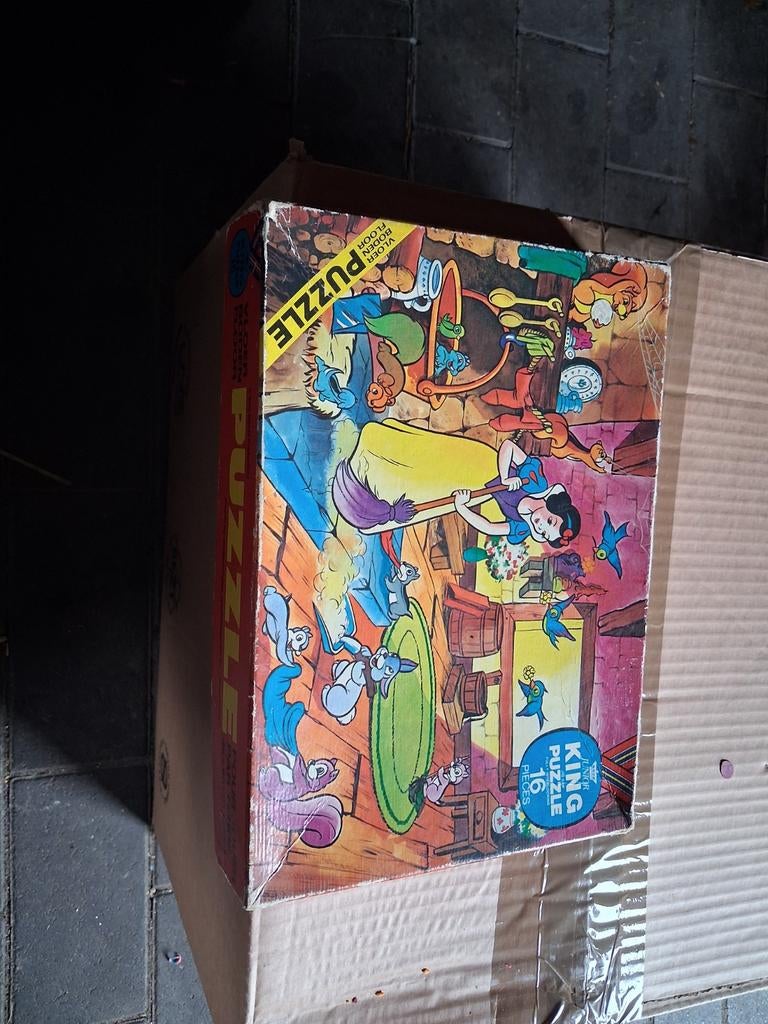 Puzzel sneeuwwitje, Ophalen