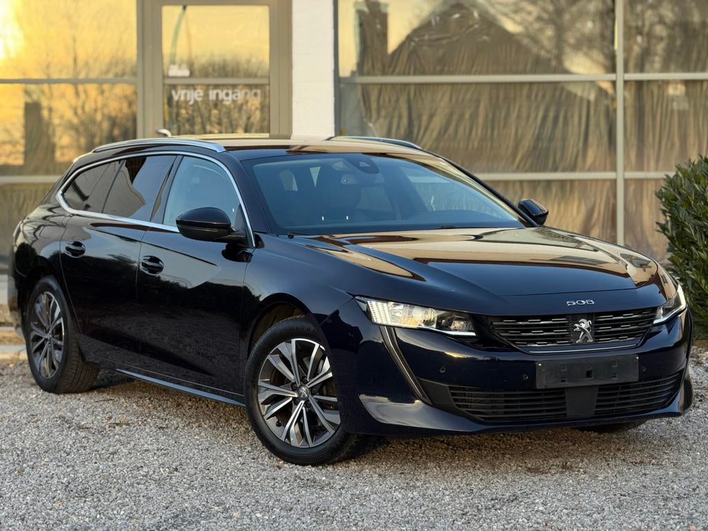 Peugeot 508 Sw Allure 2021 100 000kms | Nieuwe distributie, Auto's, Peugeot, Blauw, Break, 5 deurs, Particulier