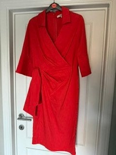 Jurk rood merk Natan Belgium, Kleding | Dames, Jurken, Zo goed als nieuw, Ophalen, Maat 38/40 (M), Rood