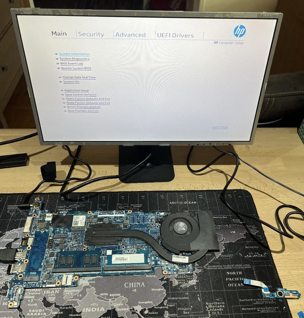 Carte mère Laptop HP EliteBook 840G5, Enlèvement, Reconditionné, Intel