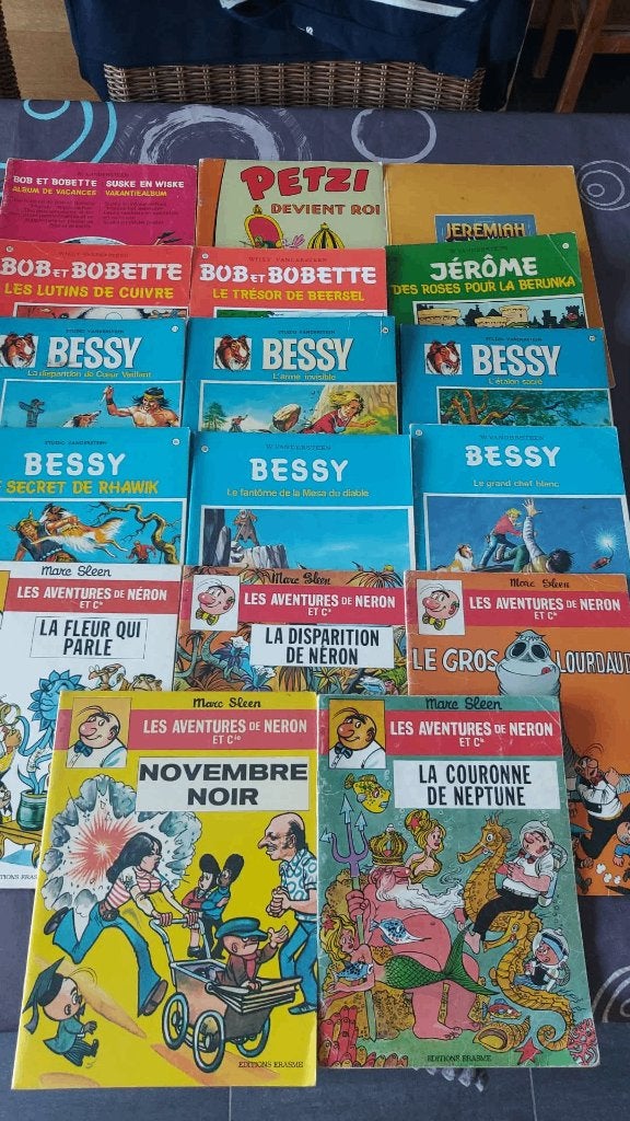 40-tal franstalige strips -boeken, Ophalen of Verzenden, Gelezen