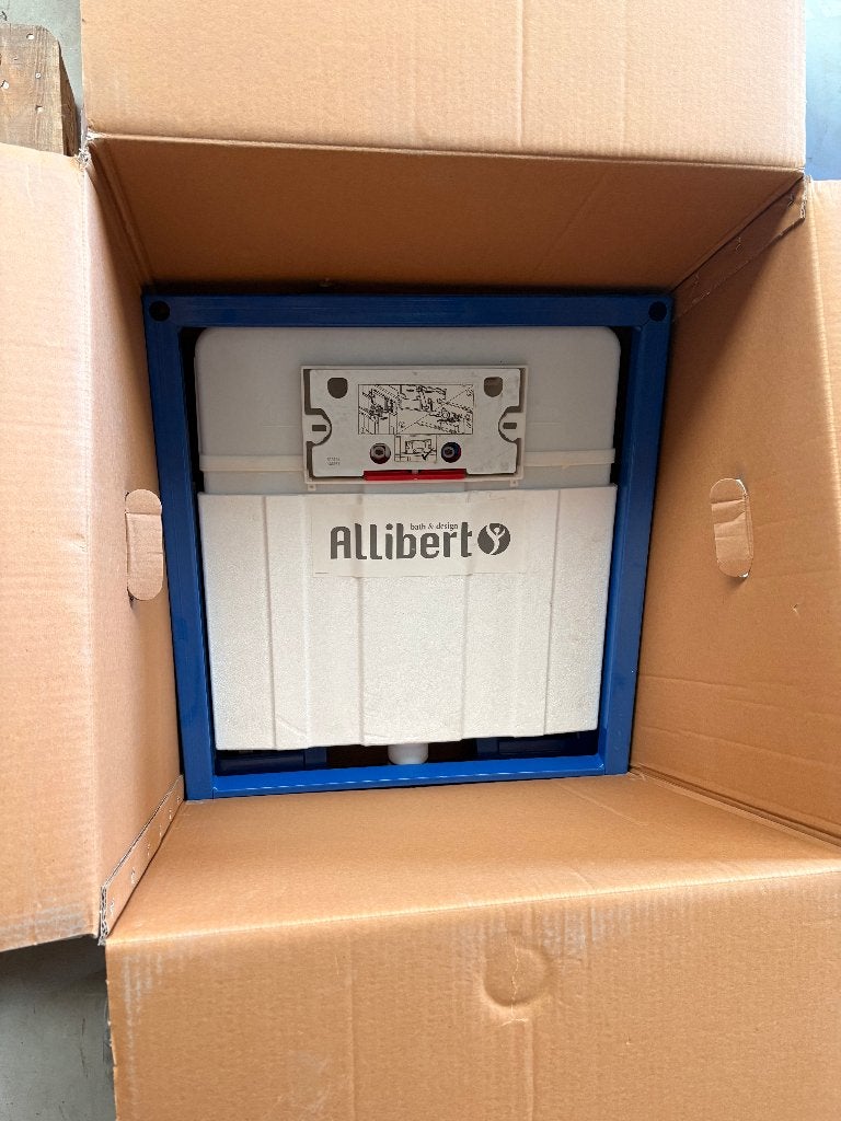 Allibert  ophang WC-pack met duwplaat exclusief toilet pot, Ophalen, Nieuw, Toilet