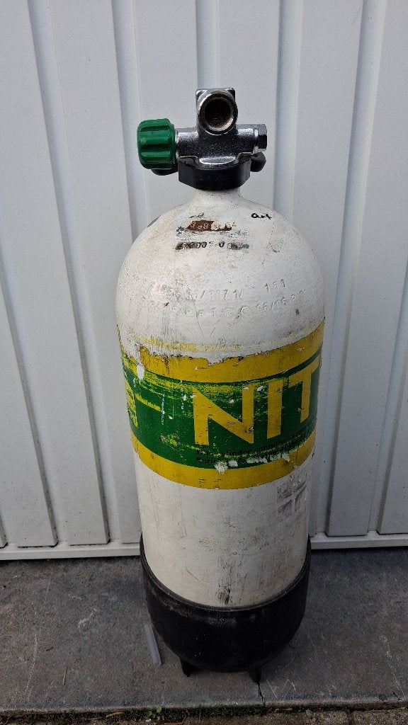 15L duikfles – scherpe prijs!, Sports nautiques & Bateaux, Plongée, Enlèvement, Utilisé, Bouteille de plongée