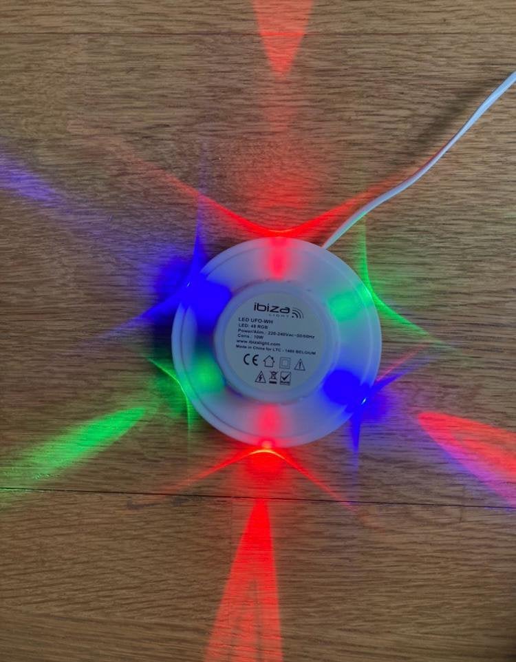 Ufo discolicht, Muziek en Instrumenten, Ophalen of Verzenden, Zo goed als nieuw