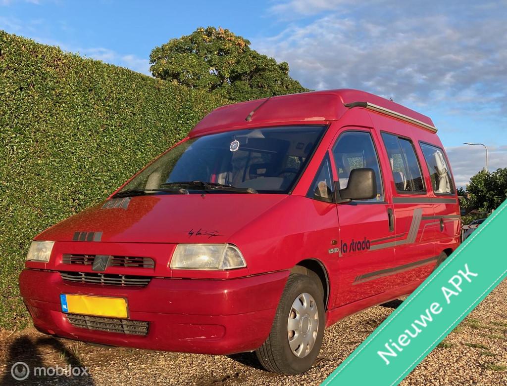 Citroen Jumpy 1.9 TD LA STRADA BUSCAMPER MET HEFDAK, Caravanes & Camping, Camping-cars, Particulier, jusqu'à 3, Modèle Bus ou Fourgon aménagé