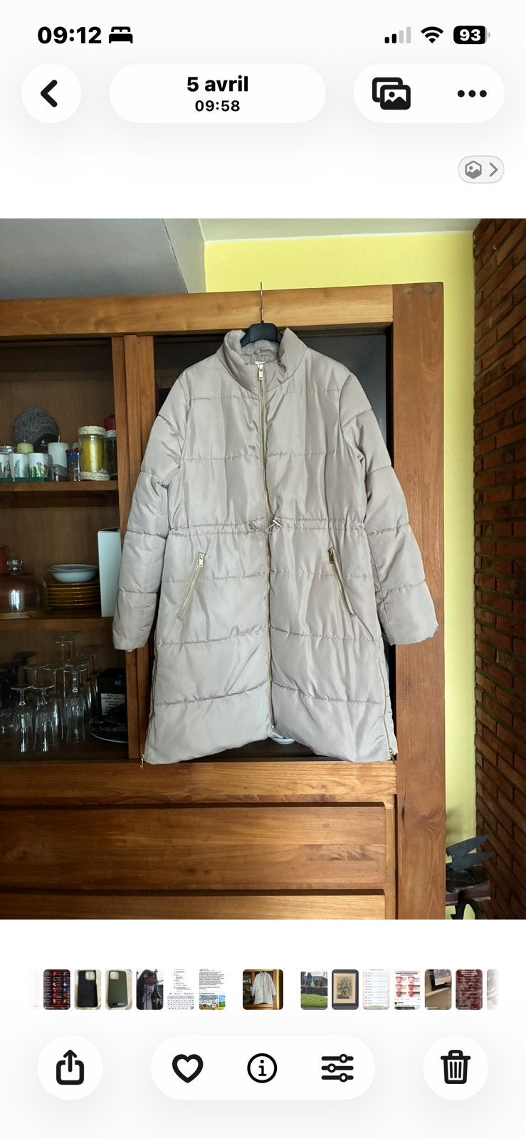 Parka voor dames 42/44, Ophalen, Zo goed als nieuw