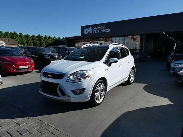 Ford Kuga 2.0 TDCi 136pk Titanium S Luxe Leder Pano, Euro 5, USB, Wit, Bedrijf