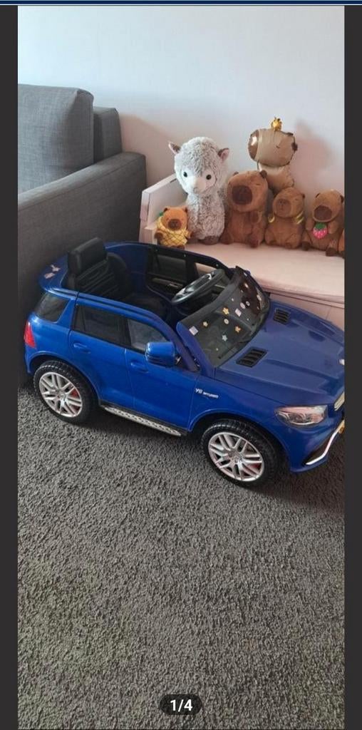 Elektrische kinderauto blauw Mercedes, Ophalen