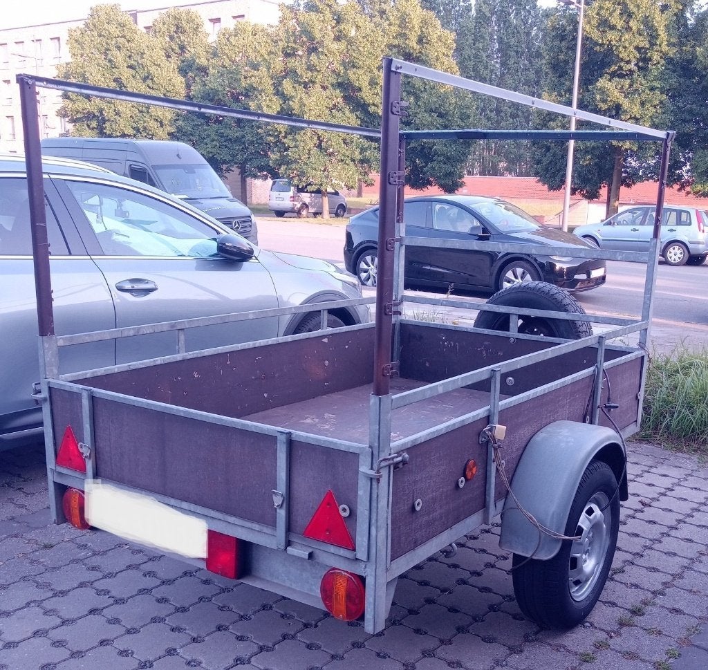 aanhangwagens te huur, Ophalen