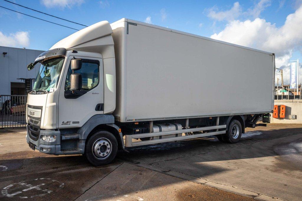 DAF LF 220(16t)+DHOLLANDIA (bj 2016), Auto's, Automaat, Achterwielaandrijving, Euro 6, Wit