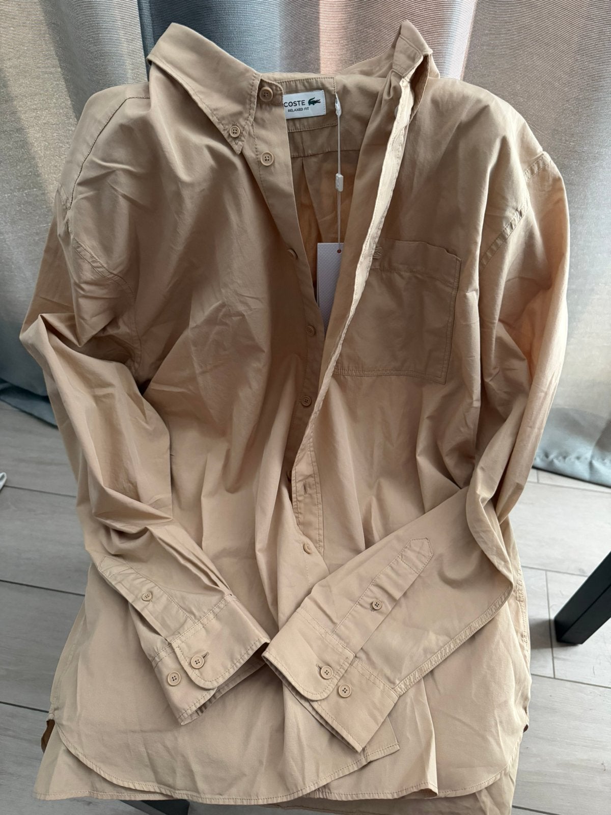 Chemise Lacoste beige – Taille L (FR 46), Vêtements | Hommes, Enlèvement, Neuf, Beige