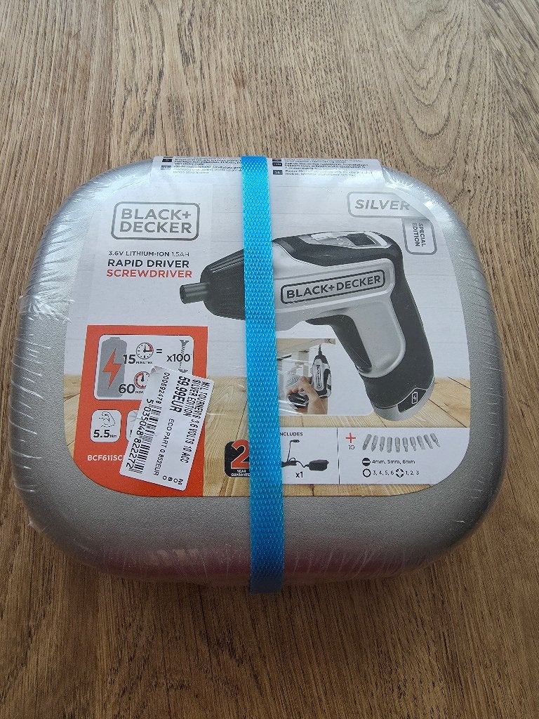 Visseuse Black & Decker neuf, Bricolage & Construction, Outillage | Foreuses, Enlèvement, Neuf, Autres types