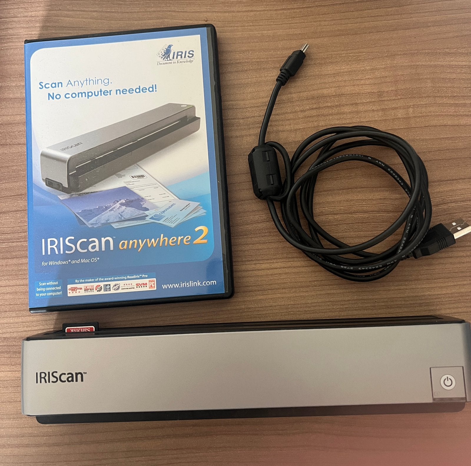 Irisscan, Ophalen, Zo goed als nieuw