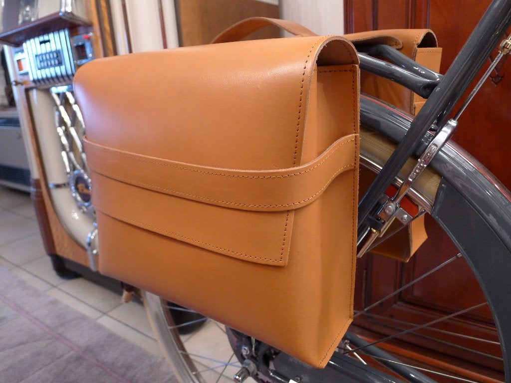 Sacoches à vélo en cuir, Vélos & Vélomoteurs, Enlèvement ou Envoi, Utilisé, Overige merken