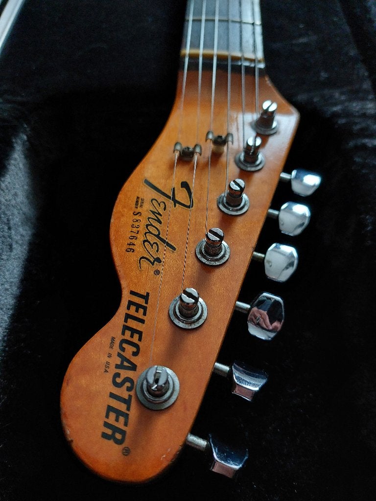 Fender 1978 Telecaster Black Made in USA Vintage, Enlèvement, Utilisé, Fender