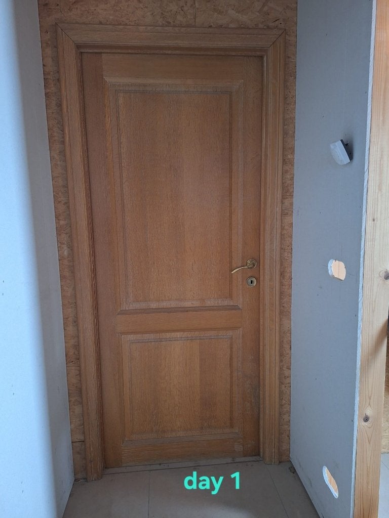 Massieve eiken deuren, Ophalen, Gebruikt, 80 tot 100 cm, Binnendeur