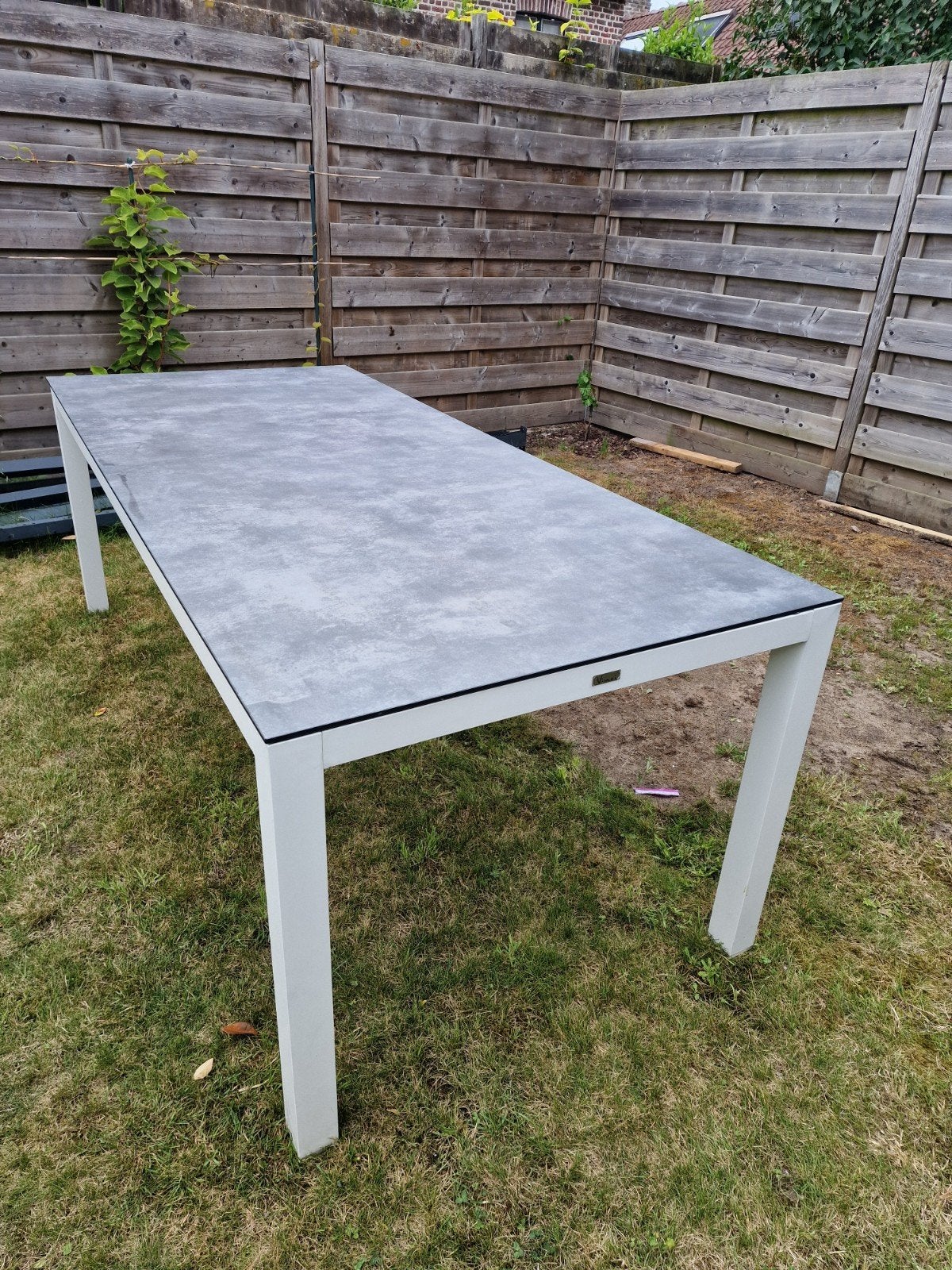 Tuintafel, Tuin en Terras, Ophalen, Gebruikt, Rechthoekig, Aluminium