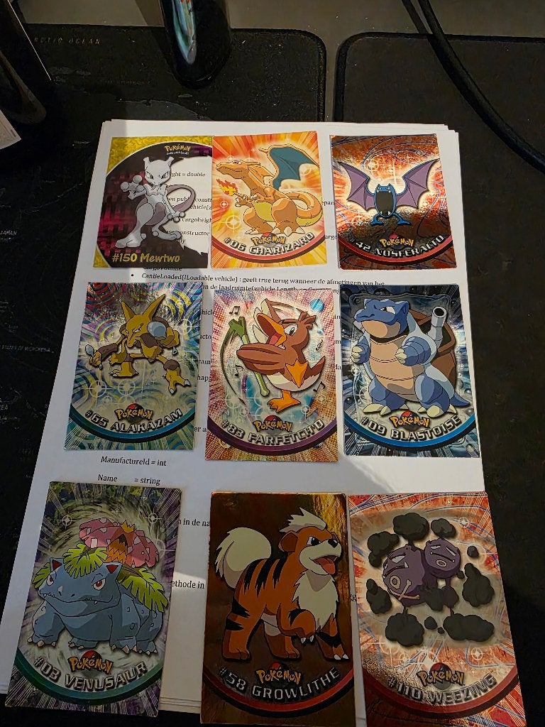 Pokémon Topps kaarten, Ophalen of Verzenden, Gebruikt, Foil