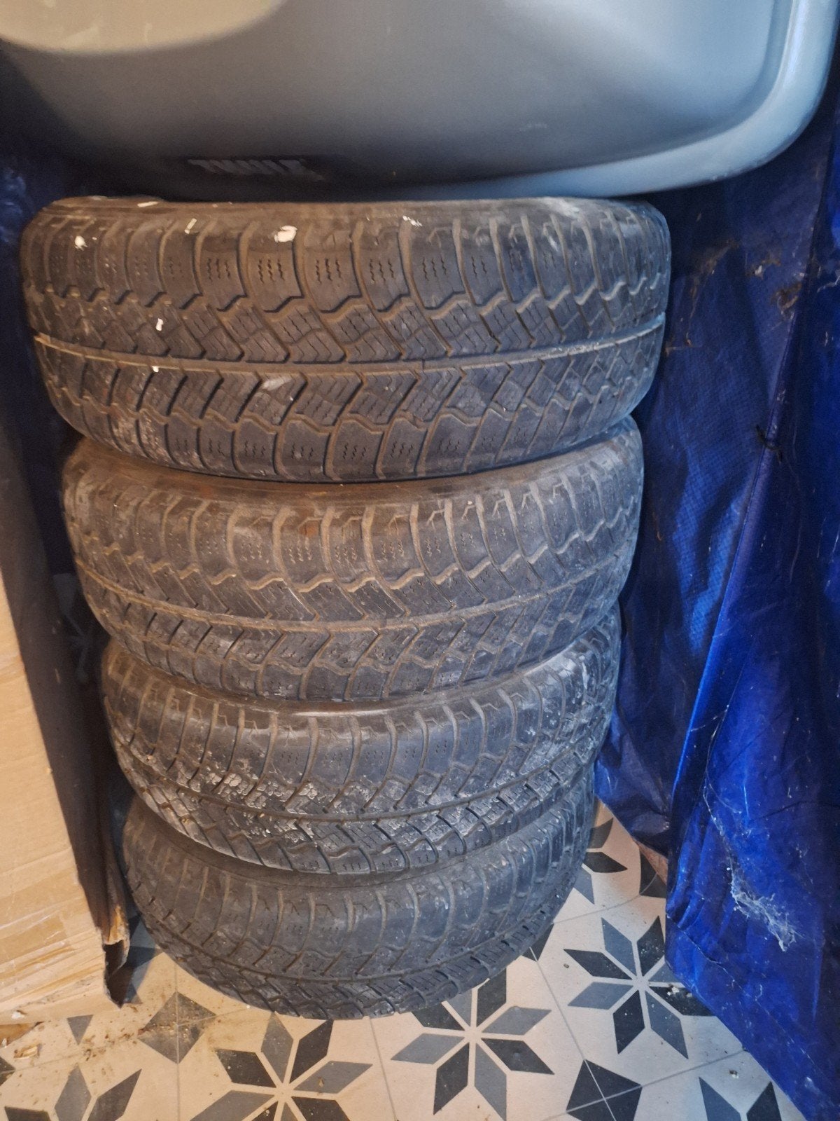 4x winter banden te koop, Ophalen, Gebruikt