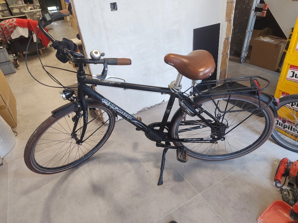 Herenfiets, Gebruikt, Velgrem, Versnellingen, 53 tot 57 cm
