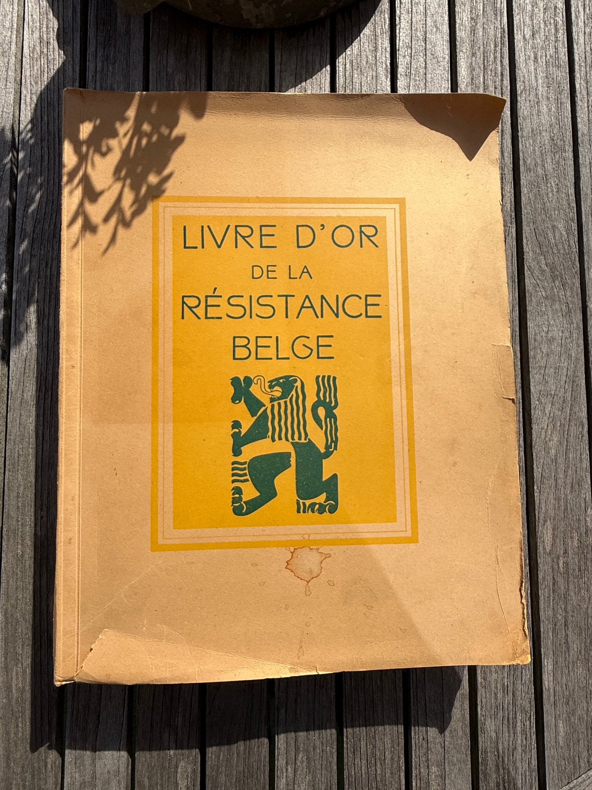 Livre d’or de la Résistance belge – Éditions Leclercq, Antiquités & Art, Enlèvement