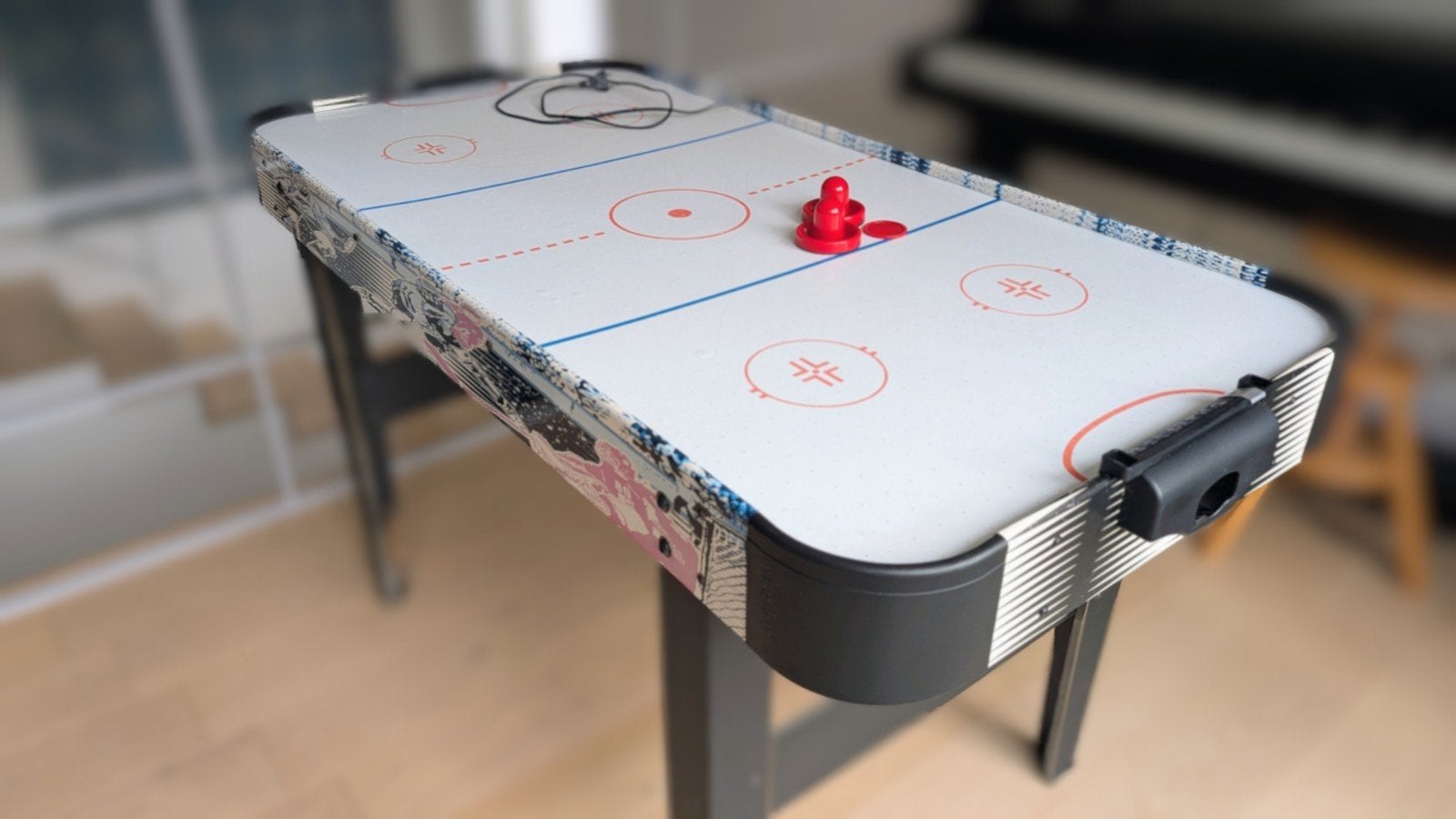 Jeu de Air Hockey sur pieds, Enlèvement, Utilisé