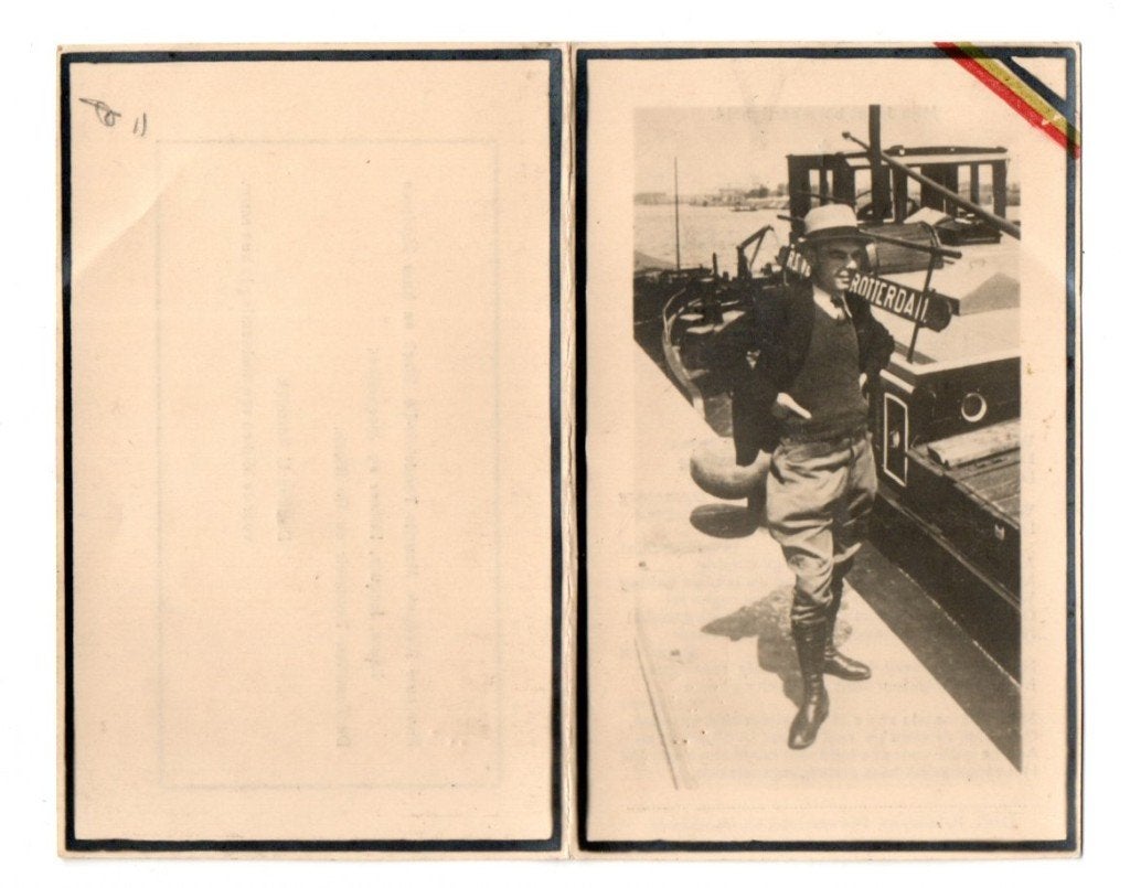 doodsprentje oorlog Kalken + kamp van Ellrich 1945, Ophalen of Verzenden, Overige soorten, Foto of Poster