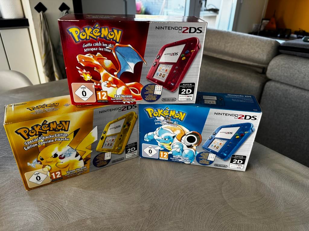 Pokemon nintendo 2ds complete set, Ophalen, Zo goed als nieuw, 2DS
