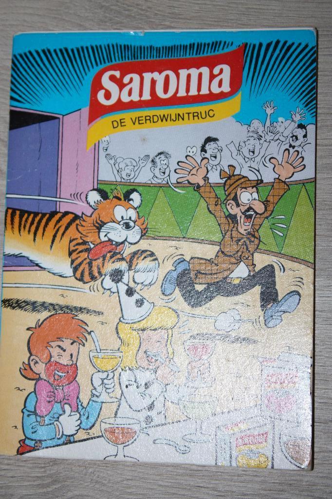 mini strip , Eric De Rop , Reclame Saroma , Van Nelle, Boeken, Eén stripboek, Ophalen of Verzenden, Gelezen, Eric De Rop