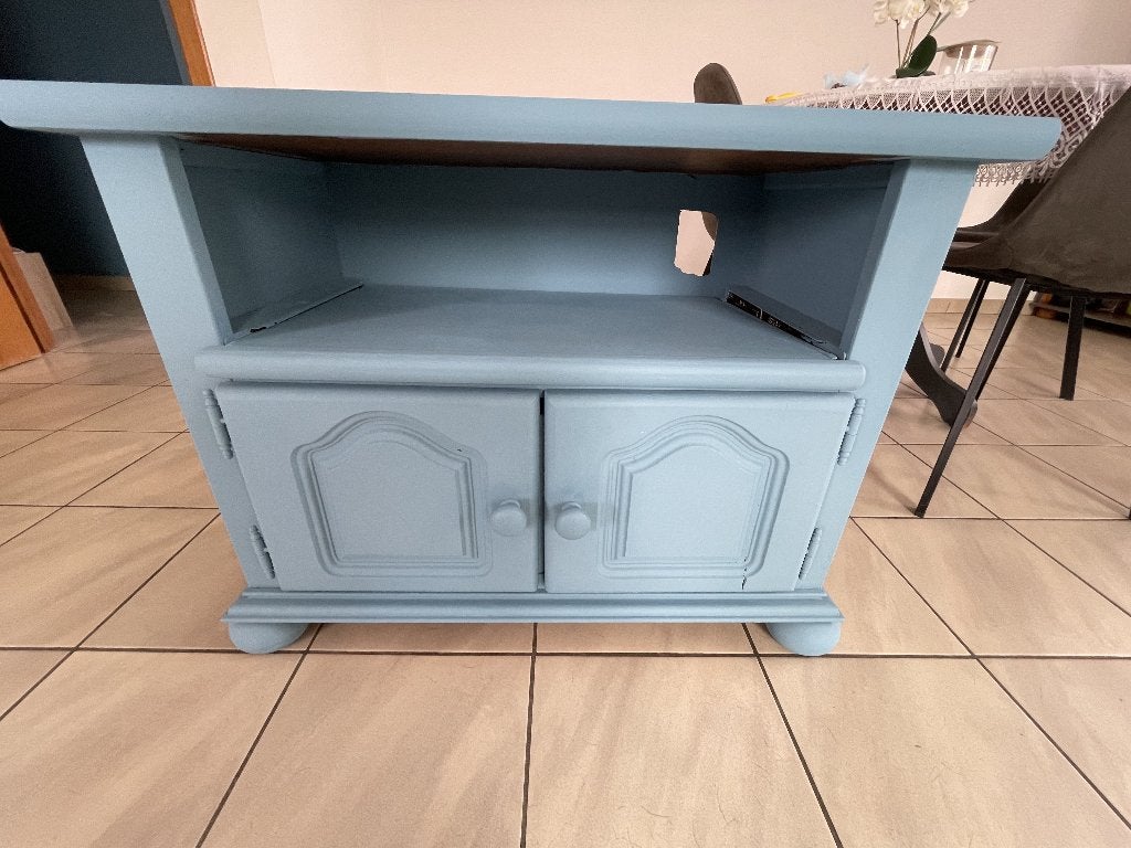 Blue TV Cabinet, Ophalen, Gebruikt, 50 tot 100 cm, Minder dan 100 cm